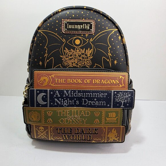 Loungefly Literature Fantasy Books Mini Backpack BAM Exclusive